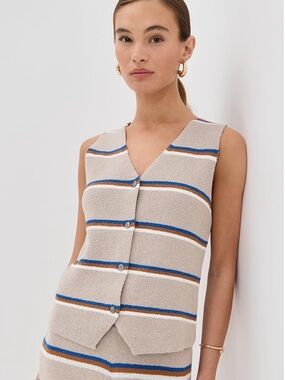 LE BOP | striped vest